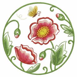 Blooming Circle 05(Md) machine embroidery designs