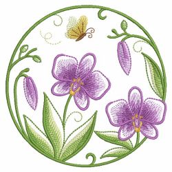 Blooming Circle 06(Lg) machine embroidery designs