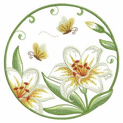 Blooming Circle 07(Sm) machine embroidery designs