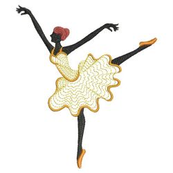 Rippled Ballerina Silhouettes 03(Sm) machine embroidery designs