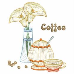 Rippled Coffee Time 06(Md) machine embroidery designs