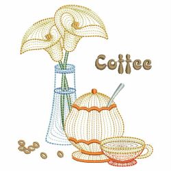 Rippled Coffee Time 06(Sm) machine embroidery designs