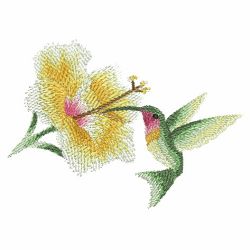 Watercolor Hummingbirds 04(Sm) machine embroidery designs