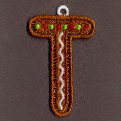 FSL Gingerbread Alphabet 20 machine embroidery designs