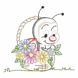 Vintage Gardening Animal 01(Md) machine embroidery designs