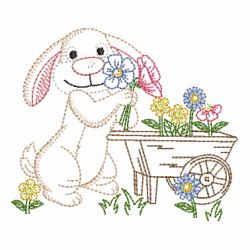 Vintage Gardening Animal 09(Lg) machine embroidery designs