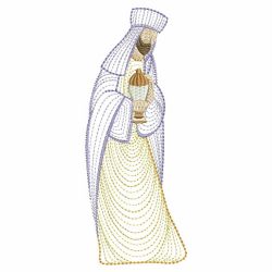 Rippled Nativity(Md) machine embroidery designs