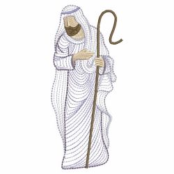 Rippled Nativity 04(Lg) machine embroidery designs