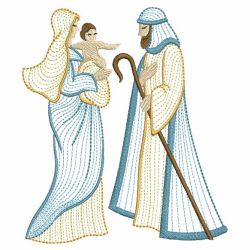 Rippled Nativity 2 03(Md) machine embroidery designs