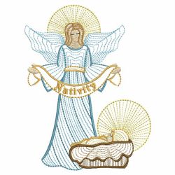 Rippled Nativity 2 09(Sm) machine embroidery designs