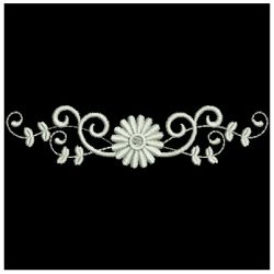 White Work Daisies 2 03 machine embroidery designs