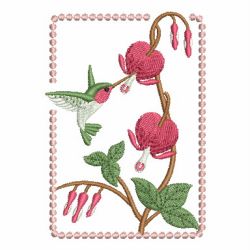 Elegant Hummingbirds 3 05 machine embroidery designs