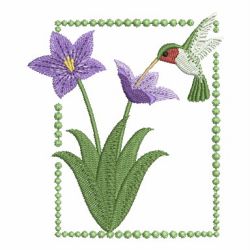 Elegant Hummingbirds 3 06 machine embroidery designs