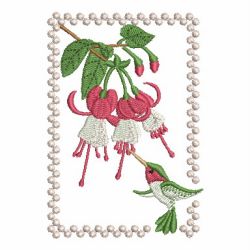 Elegant Hummingbirds 3 08 machine embroidery designs