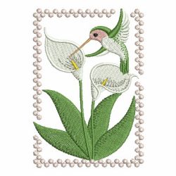 Elegant Hummingbirds 3 12 machine embroidery designs