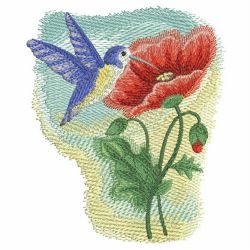Watercolor Poppies 01(Lg) machine embroidery designs
