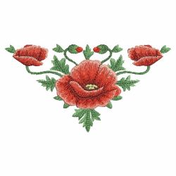 Watercolor Poppies 10(Lg)