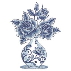 Delft Blue Roses 10(Md)