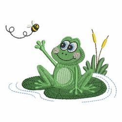 Cute Frog machine embroidery designs
