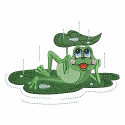 Cute Frog 02 machine embroidery designs