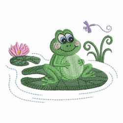 Cute Frog 07 machine embroidery designs
