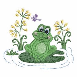Cute Frog 10 machine embroidery designs