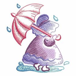 Sketched Sunbonnet Sue 10(Sm) machine embroidery designs