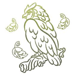 Owl Outline 02(Md) machine embroidery designs