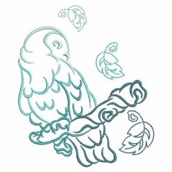 Owl Outline 04(Md) machine embroidery designs