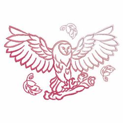 Owl Outline 05(Md) machine embroidery designs