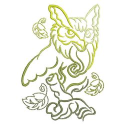 Owl Outline 06(Md) machine embroidery designs