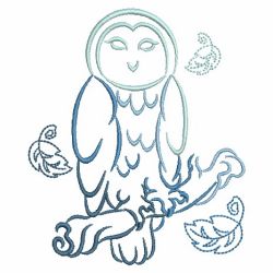 Owl Outline 07(Md) machine embroidery designs