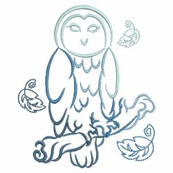 Owl Outline 07(Sm) machine embroidery designs