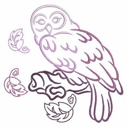 Owl Outline 08(Sm) machine embroidery designs