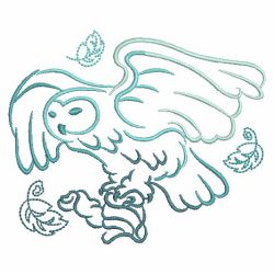 Owl Outline 09(Md) machine embroidery designs