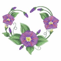 Watercolor Morning Glory 03(Sm) machine embroidery designs