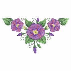 Watercolor Morning Glory 05(Sm) machine embroidery designs