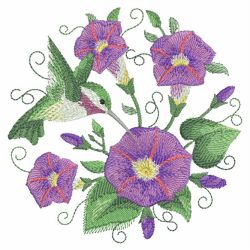 Watercolor Morning Glory 10(Md) machine embroidery designs