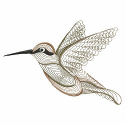 Rippled Hummingbirds 03(Md) machine embroidery designs