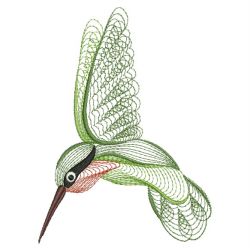 Rippled Hummingbirds 04(Md) machine embroidery designs