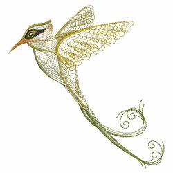 Rippled Hummingbirds 06(Lg) machine embroidery designs