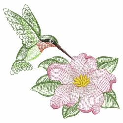 Rippled Hummingbirds 11(Lg) machine embroidery designs