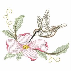 Rippled Hummingbirds 14(Lg) machine embroidery designs