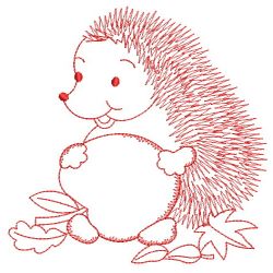 Redwork Hedgehog 2 05(Lg)