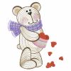 Rippled Valentine Teddy 08(Sm)