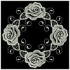 White Work Roses 3 10(Md)