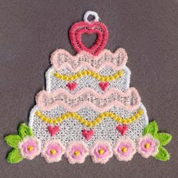 FSL Wedding Cake 04 machine embroidery designs