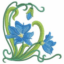 Art Nouveau Australian Wildflowers 01 machine embroidery designs