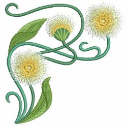 Art Nouveau Australian Wildflowers 03 machine embroidery designs