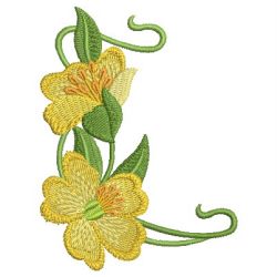 Art Nouveau Australian Wildflowers 08 machine embroidery designs